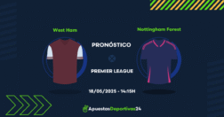 Pronóstico West Ham vs Nottingham Forest (18/05/25) - Apuestas y Cuotas