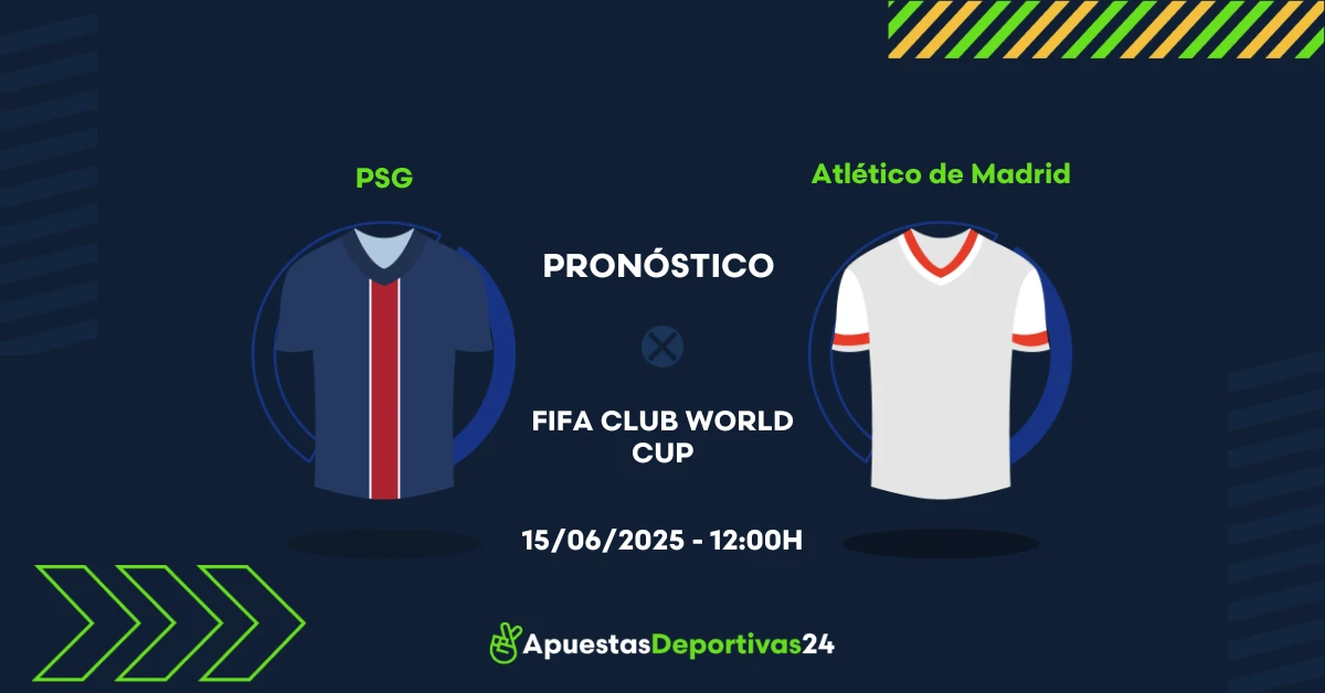 Pronóstico PSG vs Atlético Madrid (15/06/25) - Apuestas y Cuotas