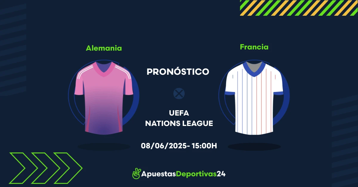 Pronóstico Alemania vs Francia (08/06/25) - Apuestas y Cuotas