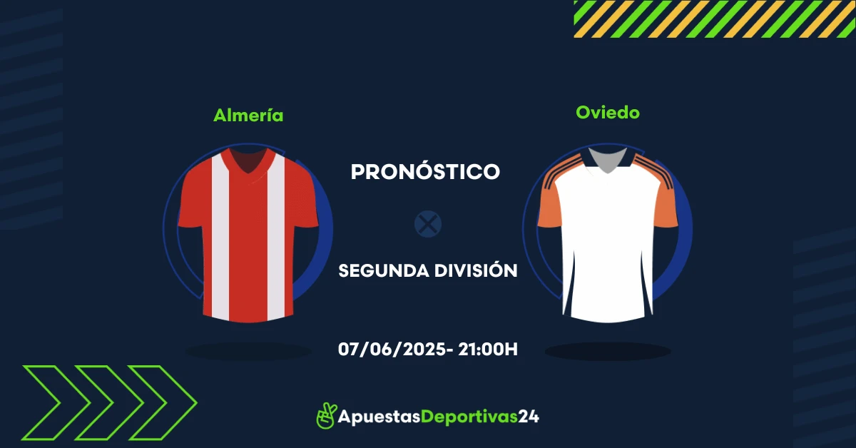 Pronóstico de apuestas al Almería vs Oviedo 07/06/2025