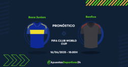 Pronóstico Boca Juniors vs Benfica (16/06/25) - Apuestas y Cuotas