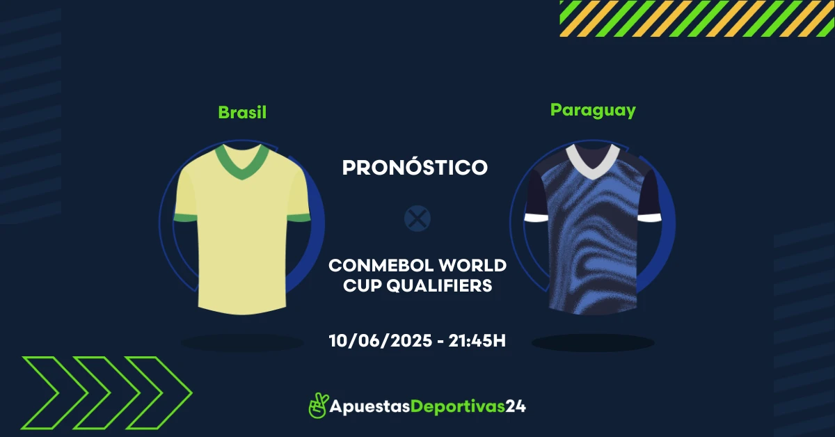 Pronóstico Brazil vs Paraguay (10/06/25) - Apuestas y Cuotas