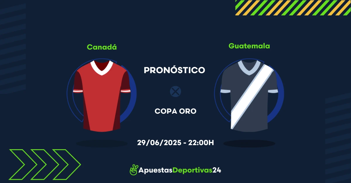 Pronóstico de apuestas al Canadá vs Guatemala 29/06/2025