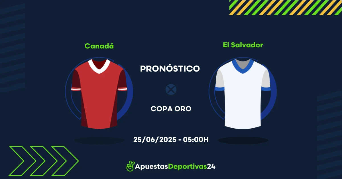 Pronóstico de apuestas al Canadá vs El Salvador 25/06/2025