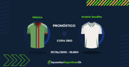 Pronóstico de apuestas al México vs Arabia Saudita 29/06/2025