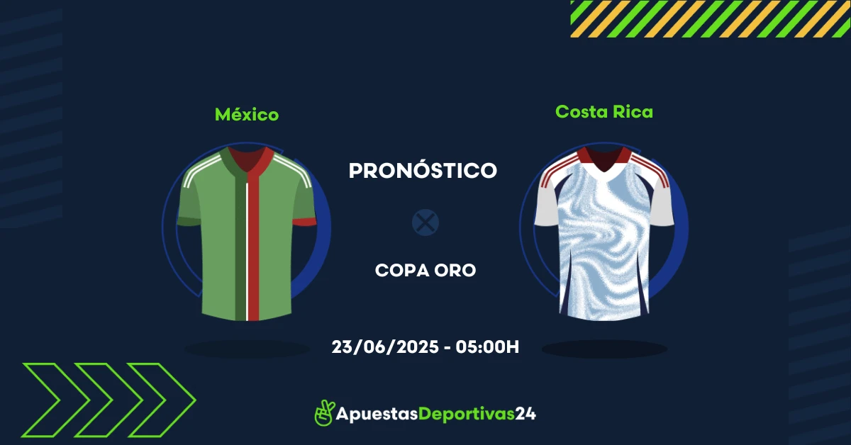 Pronóstico - México vs Costa Rica - Copa Oro Concacaf 2025