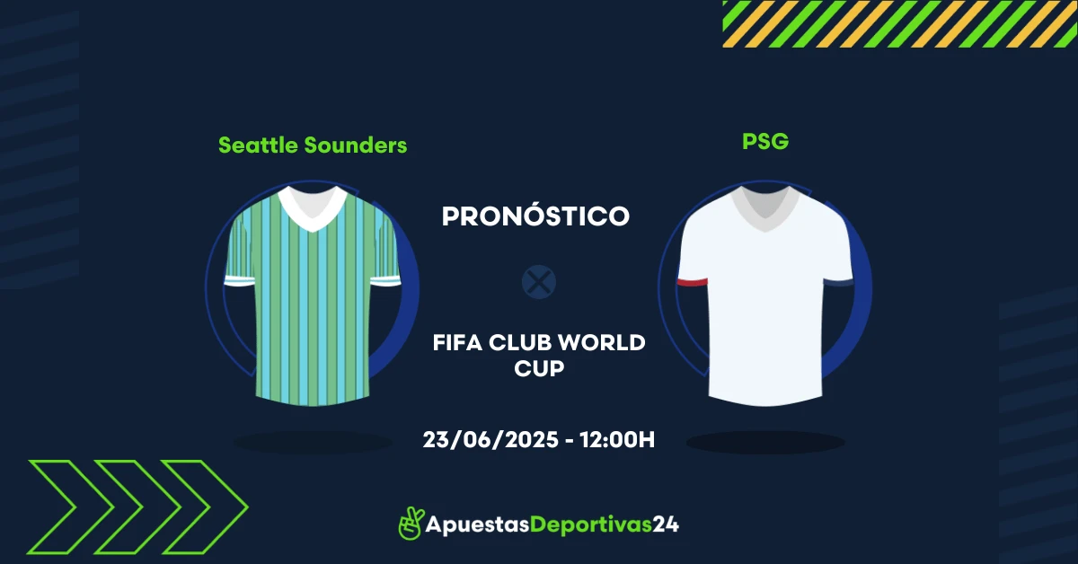 Pronóstico Seattle Sounders vs PSG (23/06/25) - Apuestas y Cuotas