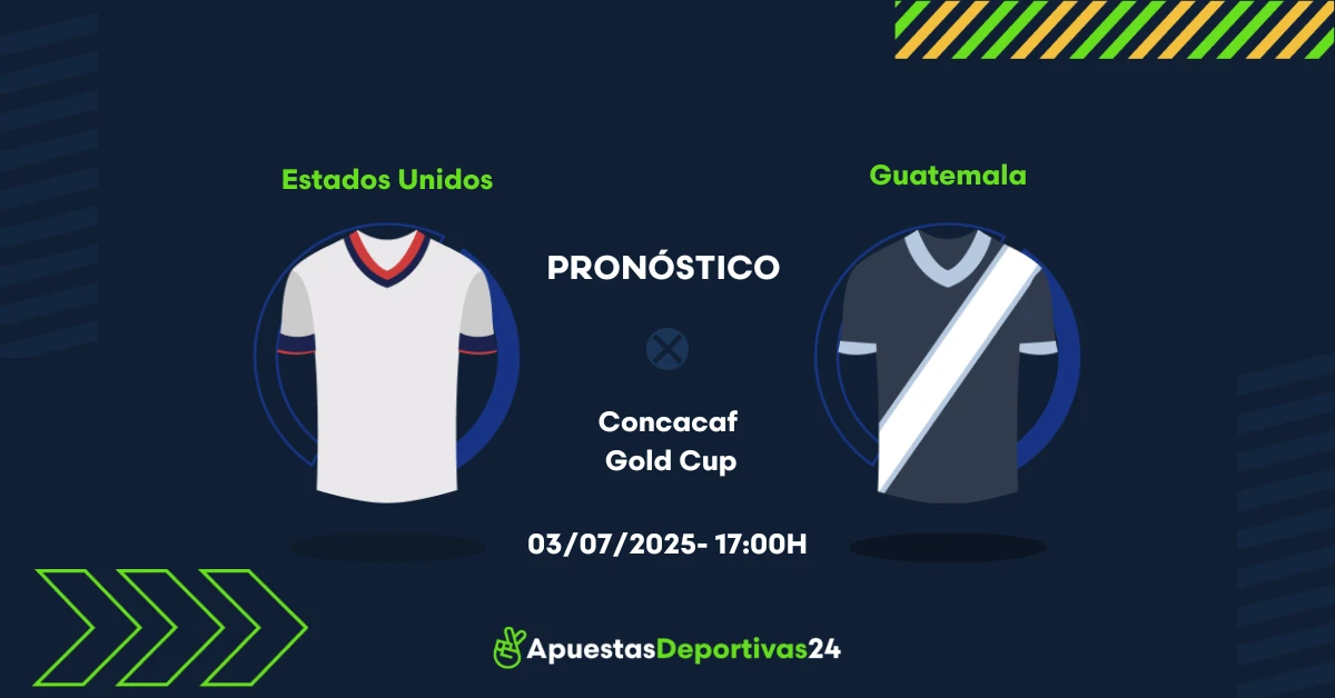 Pronóstico USA vs Guatemala - 03/07/2025