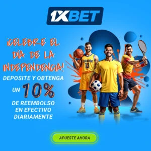 Promo 1xbet día de la independencia en Ecuador