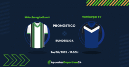 Pronóstico Borussia Mönchengladbach vs Hamburgo (24/08/25)