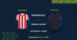 Pronóstico de apuestas Sunderland vs West Ham United 16/08/2025