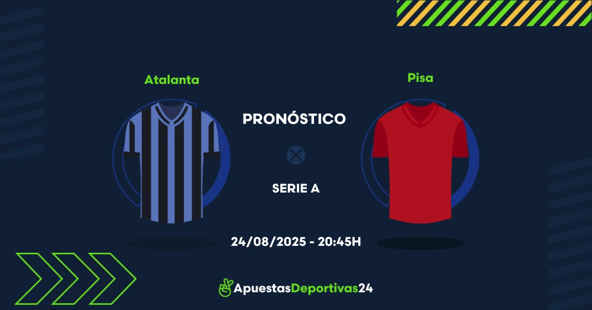 Pronóstico de apuestas Atalanta vs Pisa (24/08/25)