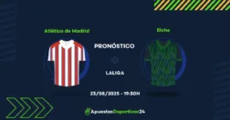 Pronóstico Atlético de Madrid vs Elche (23/08/25)