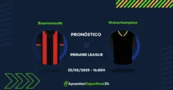Pronóstico Bournemouth vs Wolves (23/08/25