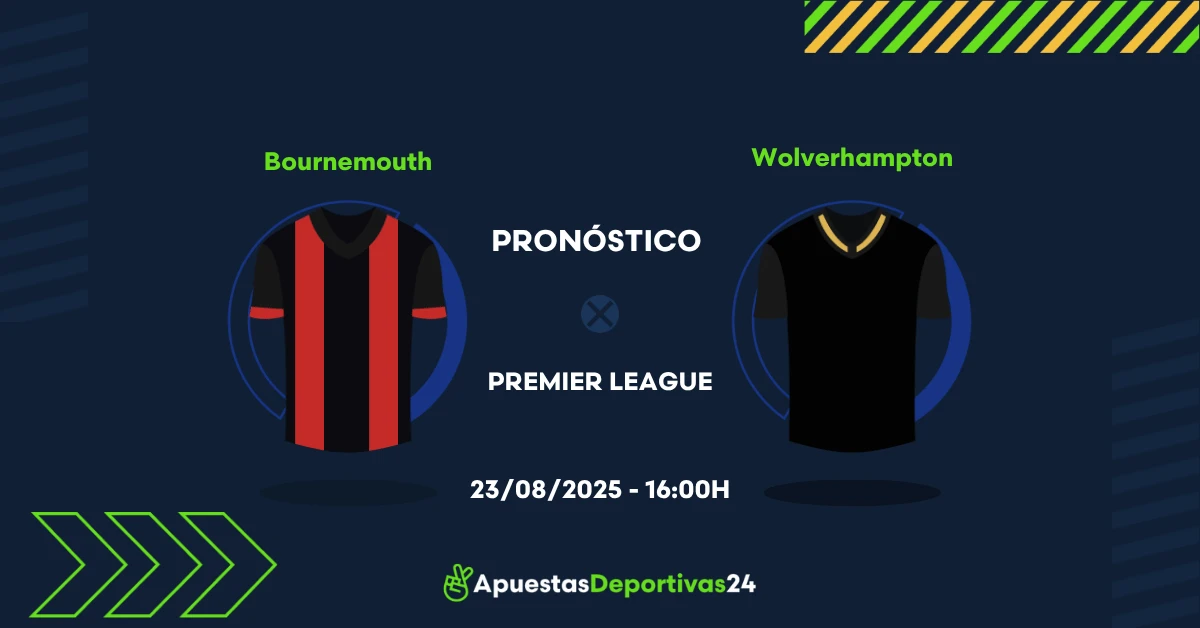 Pronóstico Bournemouth vs Wolves (23/08/25