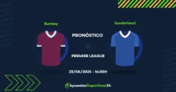 Pronóstico Burnley vs Sunderland (23/08/25)