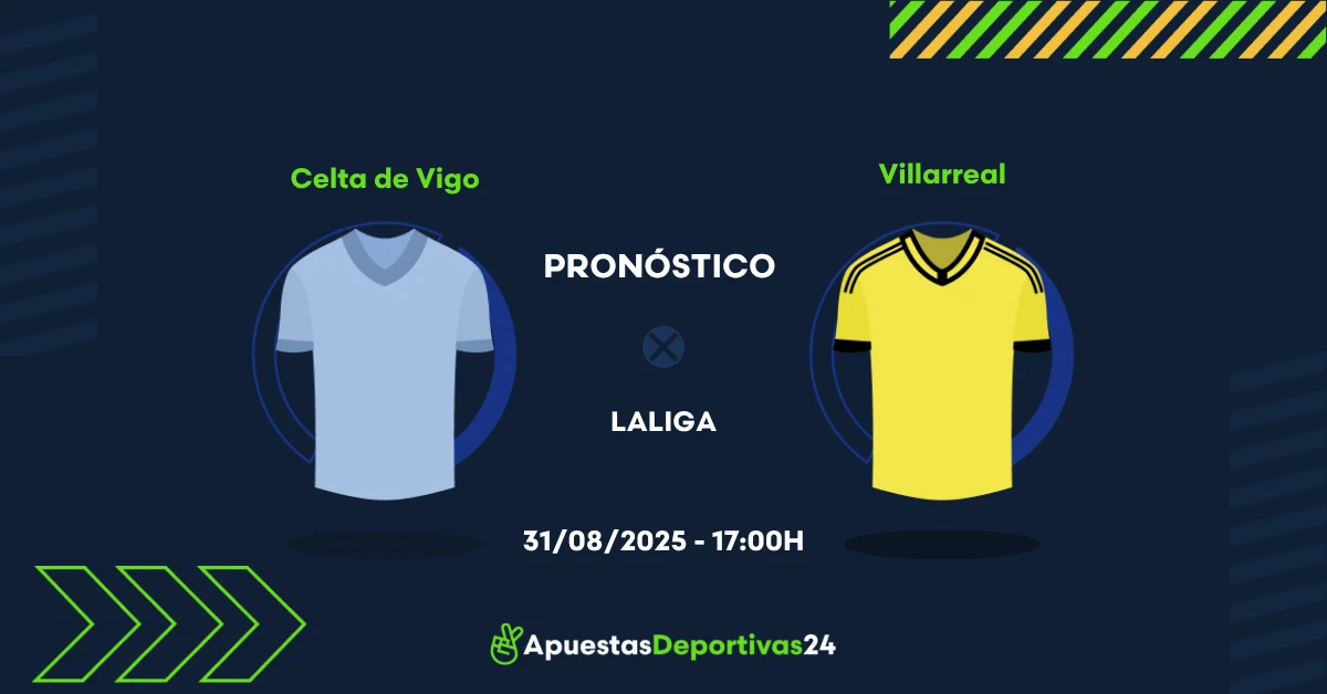 Pronóstico Celta vs Villarreal (31/08/25)