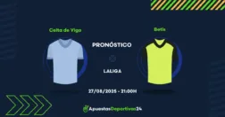 Pronóstico Celta vs Real Betis (27/08/25)