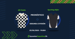 Pronóstico de apuestas AD Ceuta vs Sporting Gijón – 23/08/2025
