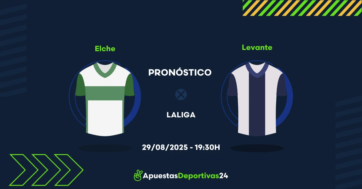 Pronóstico Elche vs Levante (29/08/25) - Apuestas y Cuotas