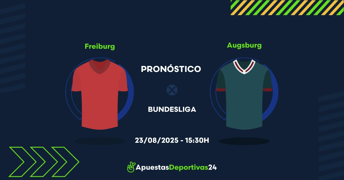 Pronóstico Friburgo vs Augsburgo (23/08/25)