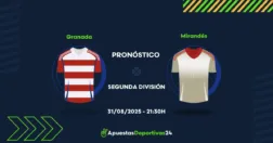 Pronóstico de apuestas Granada vs Mirandés – 31/08/2025