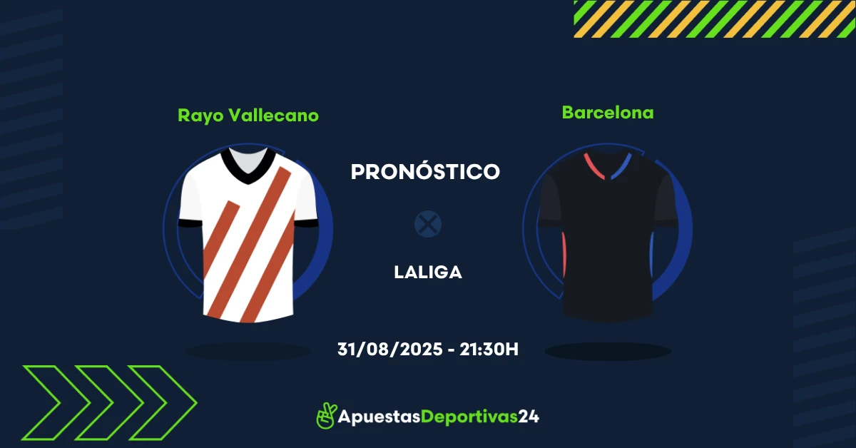 Pronóstico de apuestas Rayo Vallecano vs Barcelona (31/08/25)