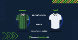 Pronóstico Sassuolo vs Nápoles (23/08/25