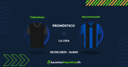 Pronóstico Tottenham vs Bournemouth (30/08/25) - Apuestas y Cuotas