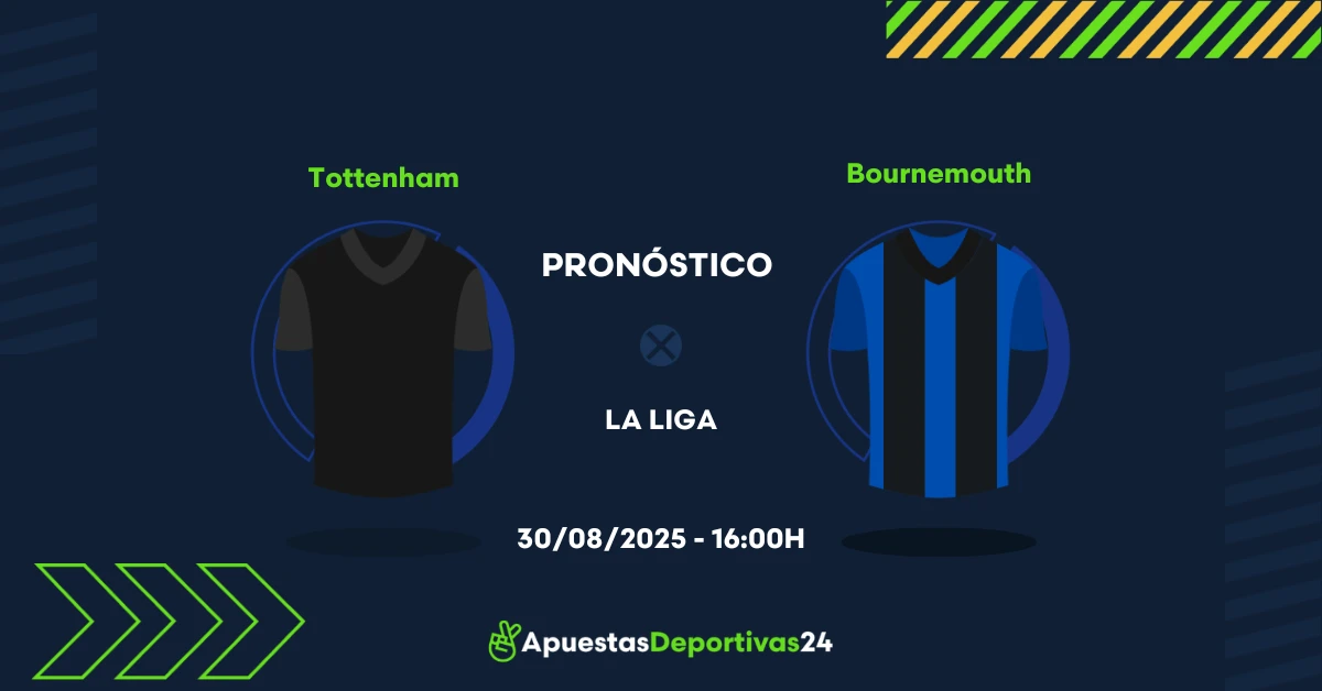 Pronóstico Tottenham vs Bournemouth (30/08/25) - Apuestas y Cuotas