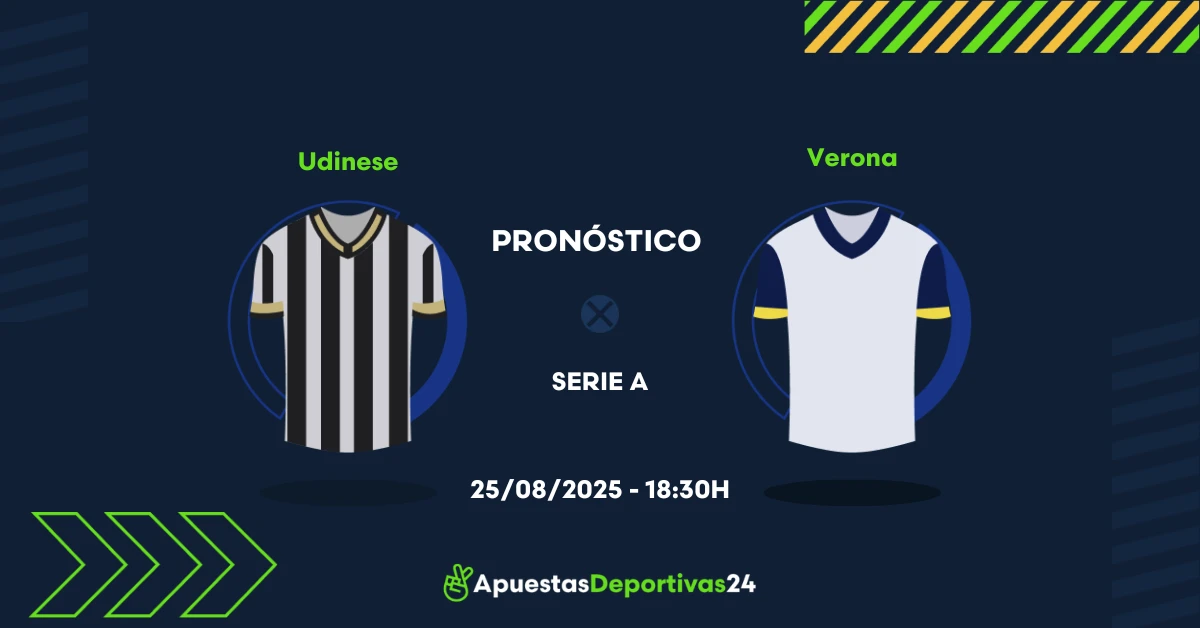 Pronóstico de apuestas Udinese vs Verona (24/08/2025)