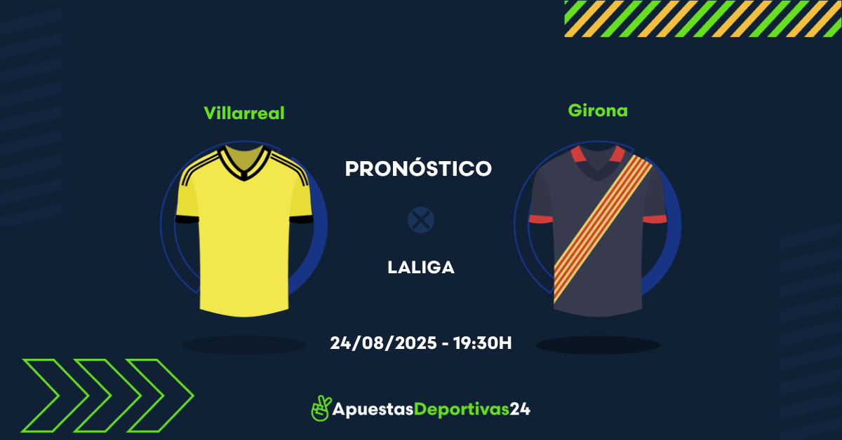 Pronóstico Villarreal vs Girona (24/08/25)