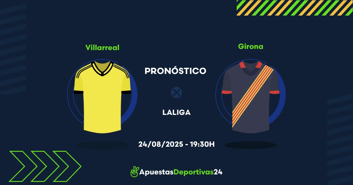 Pronóstico Villarreal vs Girona (24/08/25)