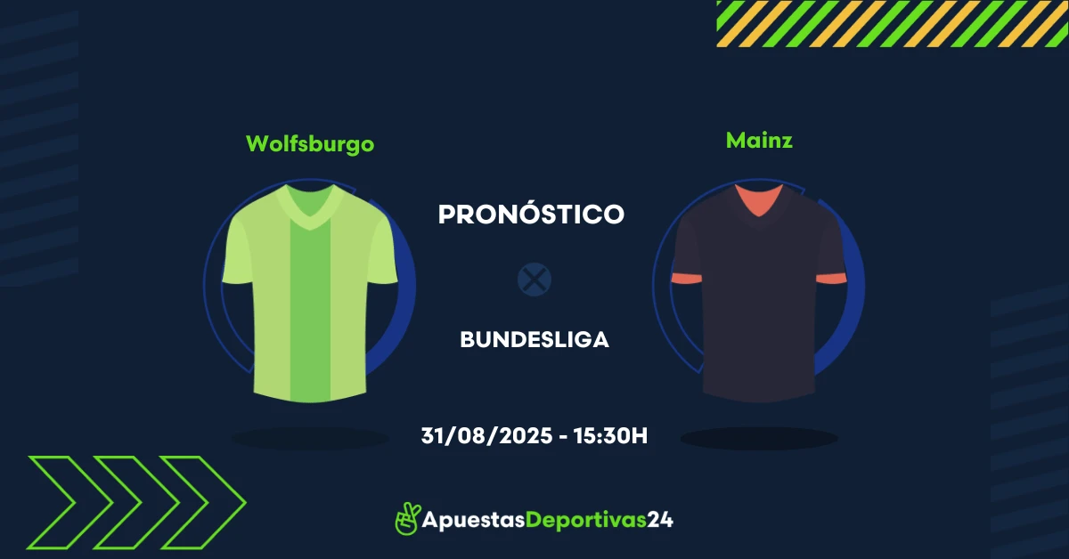 Pronóstico de apuestas Wolfsburg vs Mainz (31/08/25)
