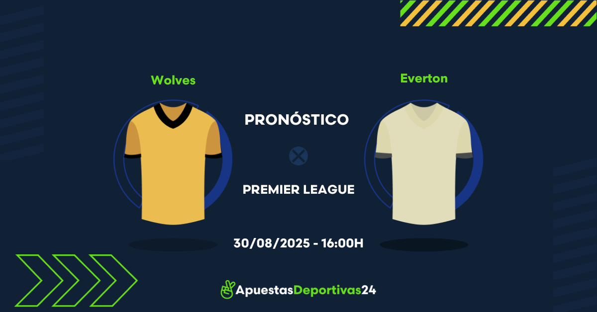 Pronóstico Wolves vs Everton (30/08/25) - Apuestas y Cuotas