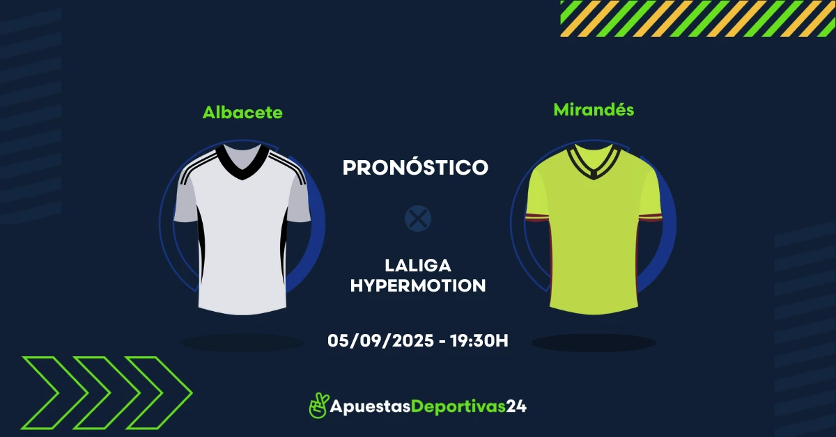 Pronóstico de apuestas al Albacete vs CD Mirandés 05/09/2025