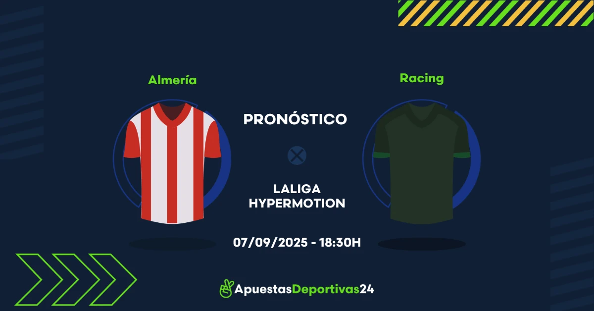 Pronóstico de apuestas al Almería vs Racing 07/09/2025