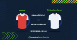 Pronóstico de apuestas Arsenal vs Nottingham Forest (13/09/25)