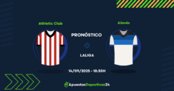 Pronóstico de apuestas Athletic Bilbao vs Alavés (13/09/25)