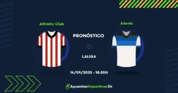 Pronóstico de apuestas Athletic Bilbao vs Alavés (13/09/25)
