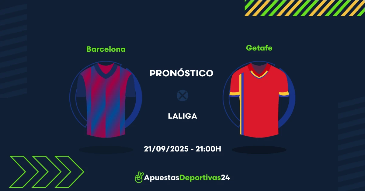 Pronóstico de apuestas Barcelona vs Getafe (21/09/25)