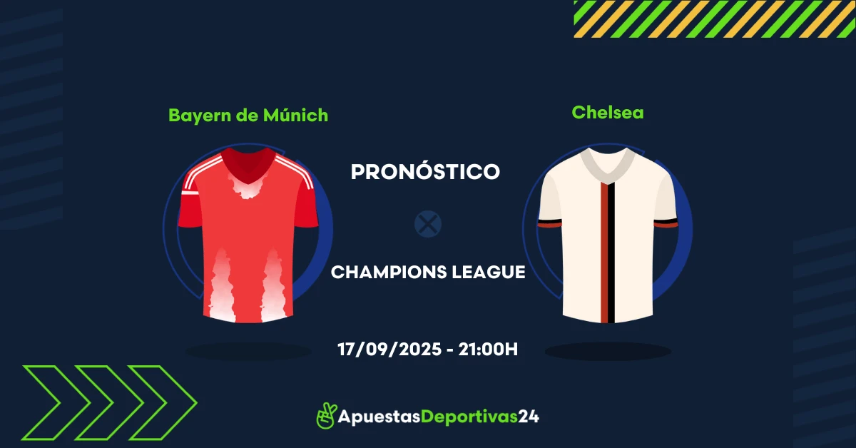 Pronóstico de apuestas Bayern Múnich vs Chelsea (17/09/25)