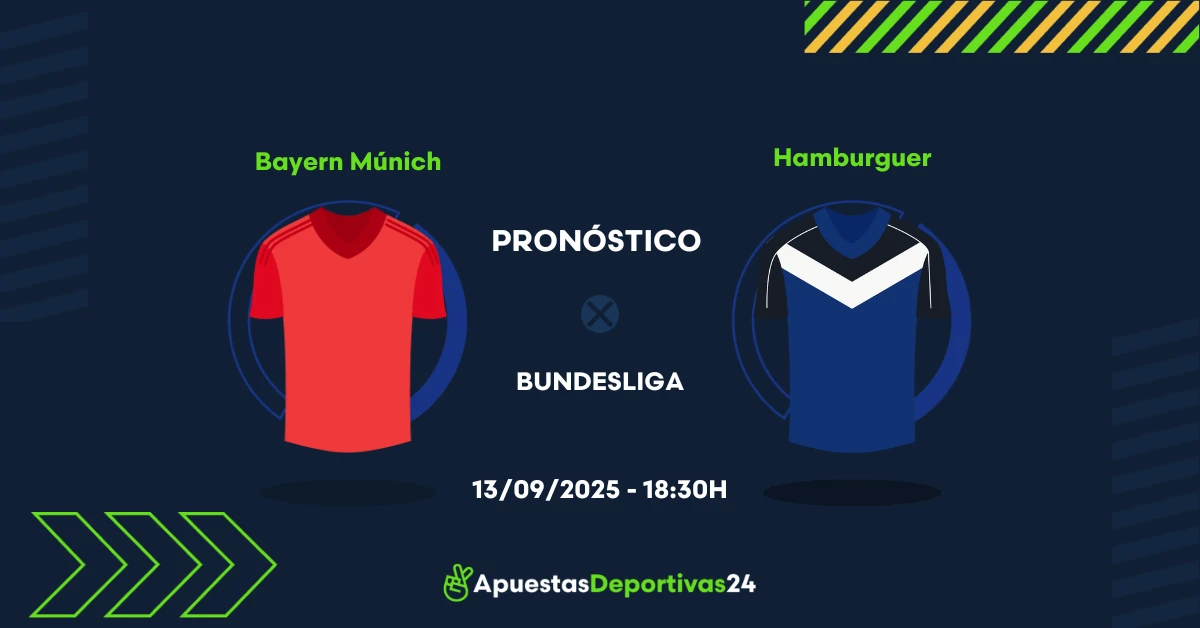 Pronóstico de apuestas Bayern Múnich vs Hamburg (13/09/25)