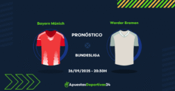 Pronóstico de apuestas Bayern Múnich vs Werder Bremen (26/09/25)