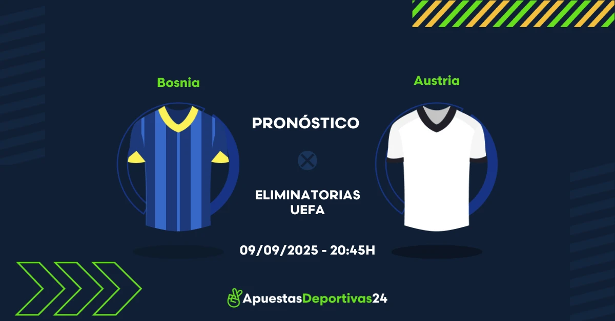 Pronóstico Bosnia vs Austria (09/09/25) - Apuestas y Cuotas