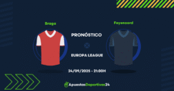 Pronóstico de apuestas Braga vs Feyenoord (24/09/25)
