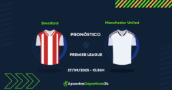 Pronóstico de apuestas Brentford vs Manchester United (27/09/25)