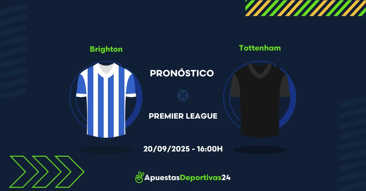 Pronóstico de apuestas Brighton vs Tottenham (20/09/25)