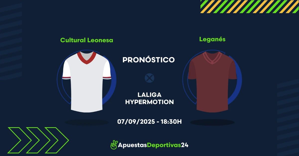 Pronóstico de apuestas al Cultural Leonesa vs Leganés 07/09/2025