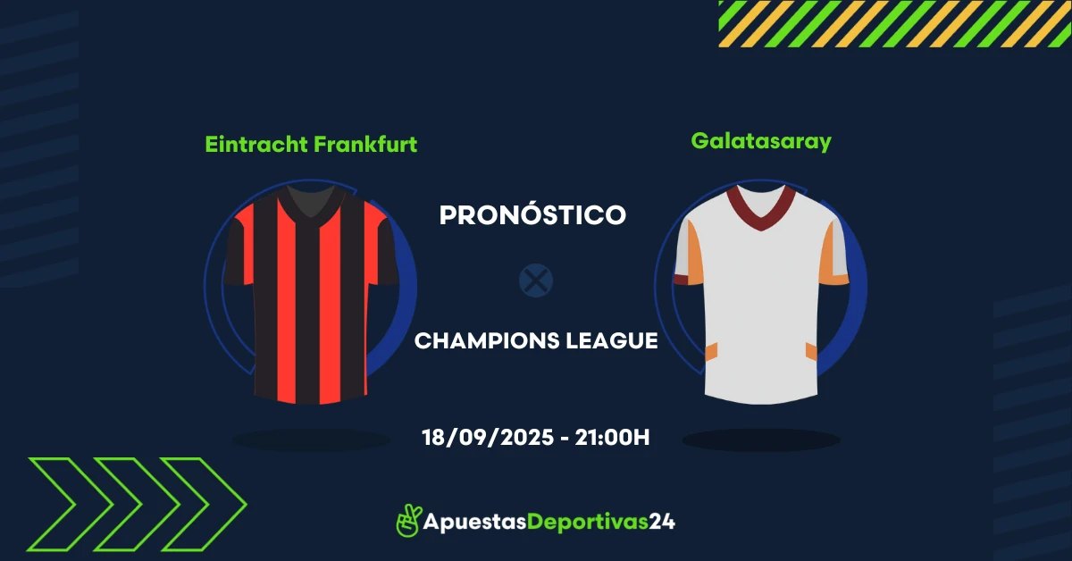 Pronóstico de apuestas Eintracht Frankfurt vs Galatasaray (18/09/25)